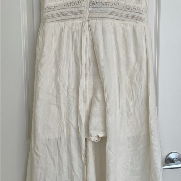 Zara Lace Jumpsuit Dress in Off-White Size L - Picture 7 of 11